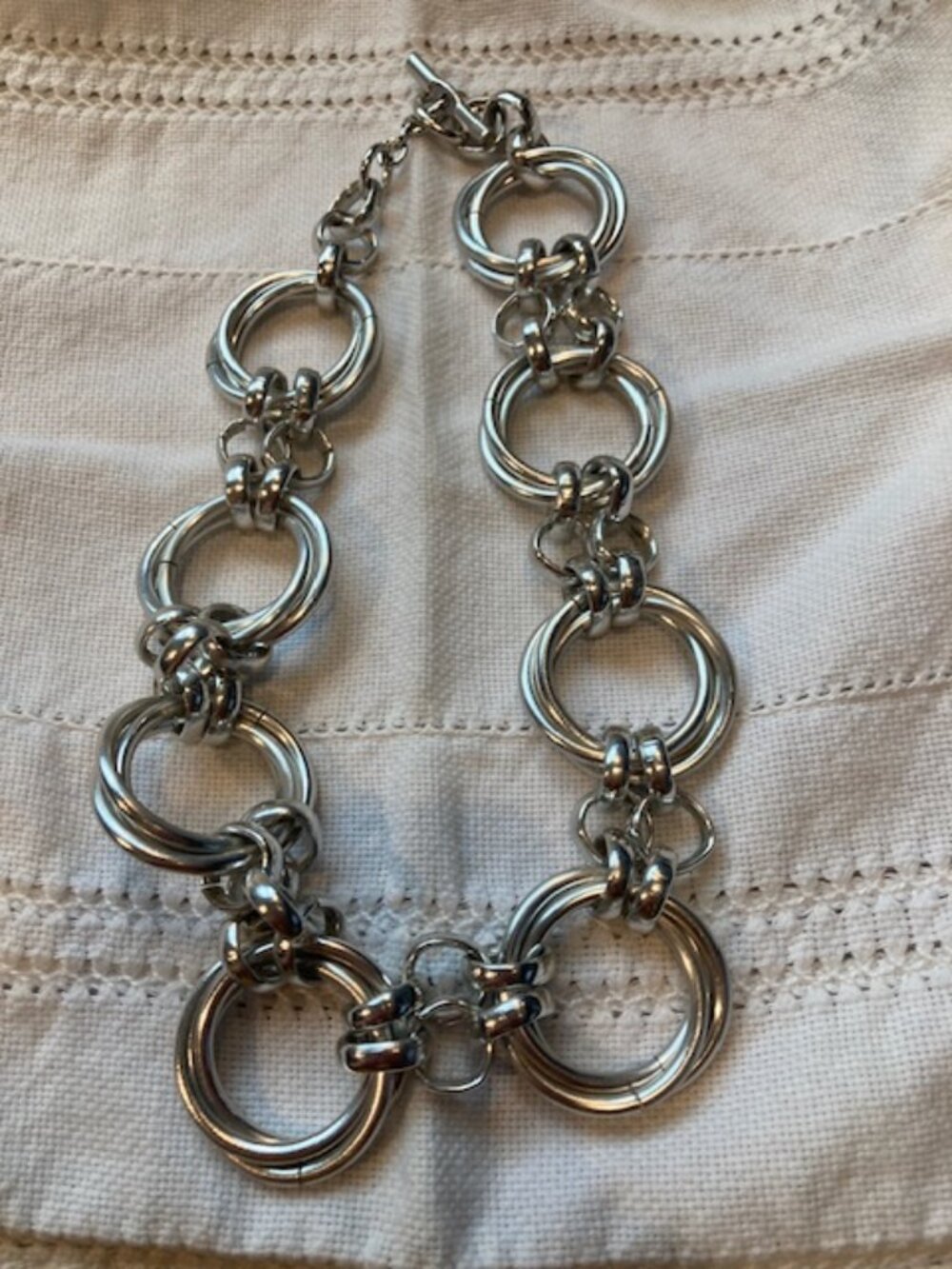 Silvertone Short necklace